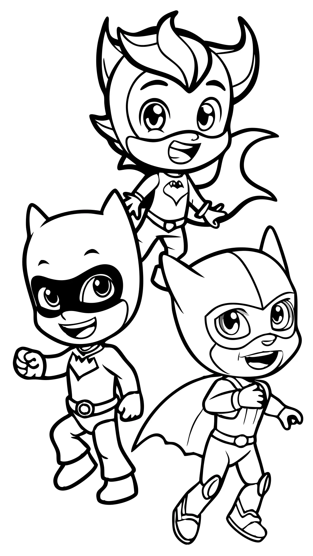 coloring pages of pj masks